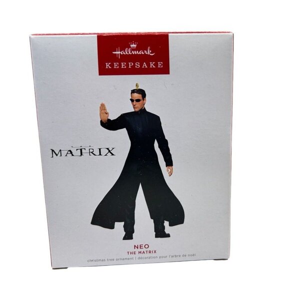 2022 Hallmark Keepsake Ornament NEO The Matrix Movie Sci-Fi Dystopian Gift NIB - Picture 2 of 5